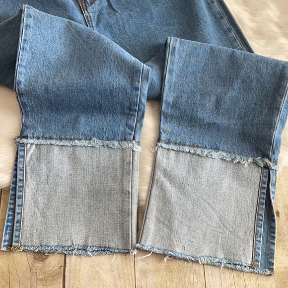 EVIDNT LOS ANGELES Malta Cuffed Cropped Jeans NWT - Picture 6 of 9